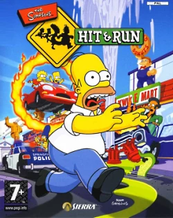 The Simpsons Hit and Run original artwork